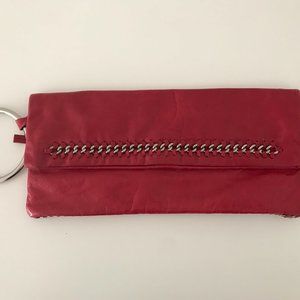 Authentic Bebe Brand Soft Leather Wristlet Clutch